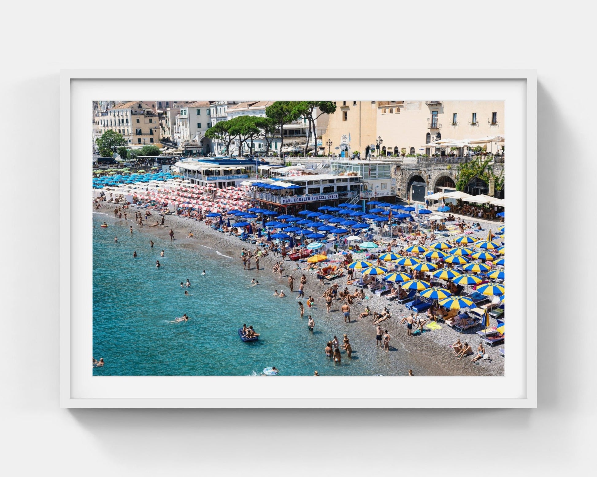 Amalfi Amore Large White Framed