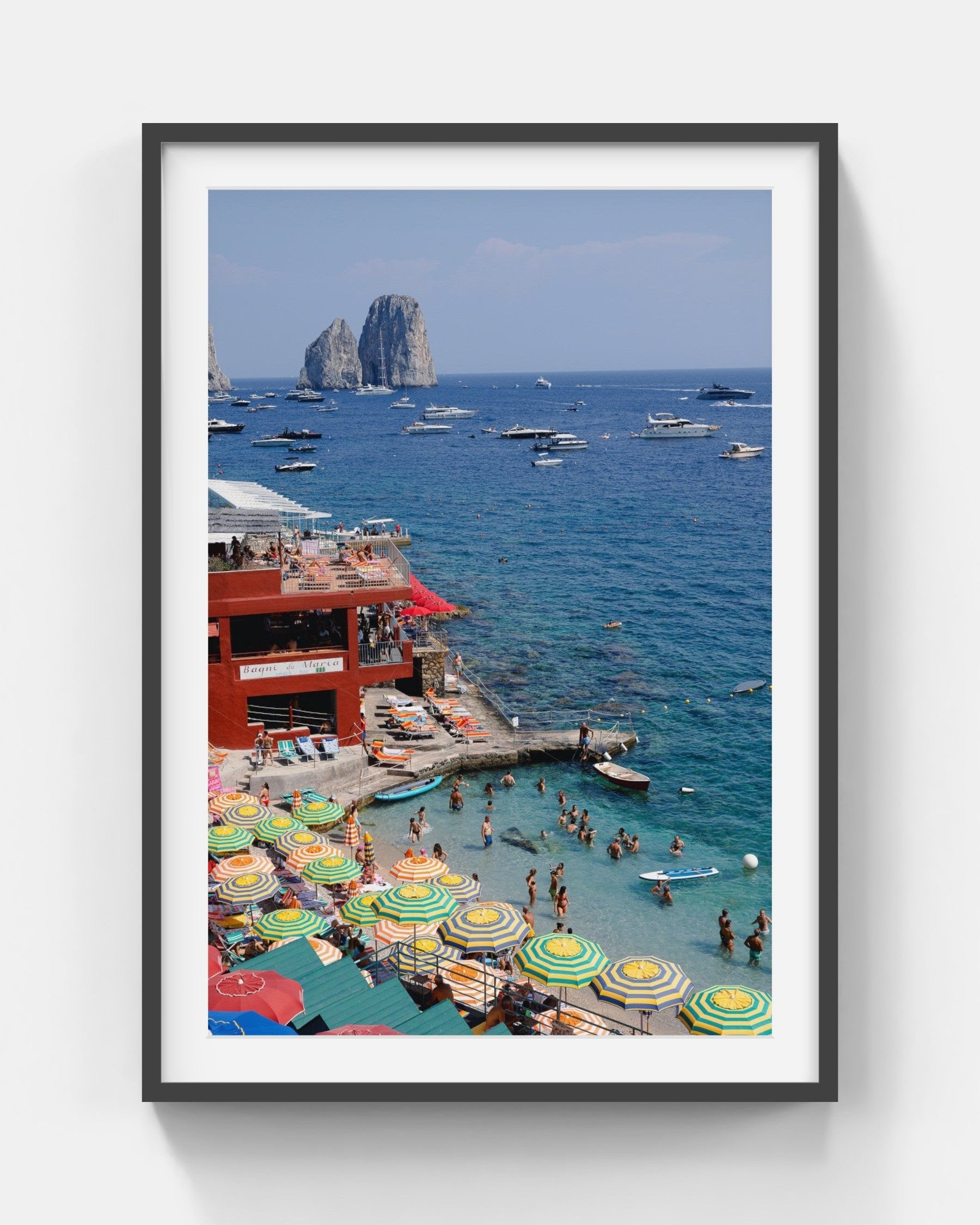 Bagni Da Maria Large Black Framed