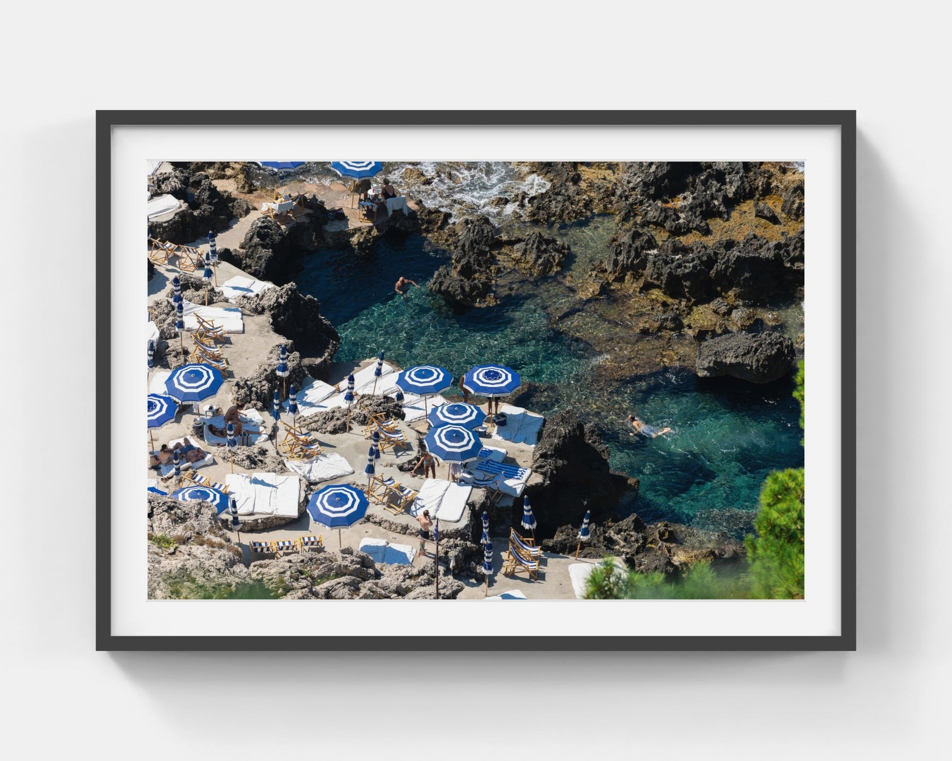 La Fontelina Mornings Large Black Framed