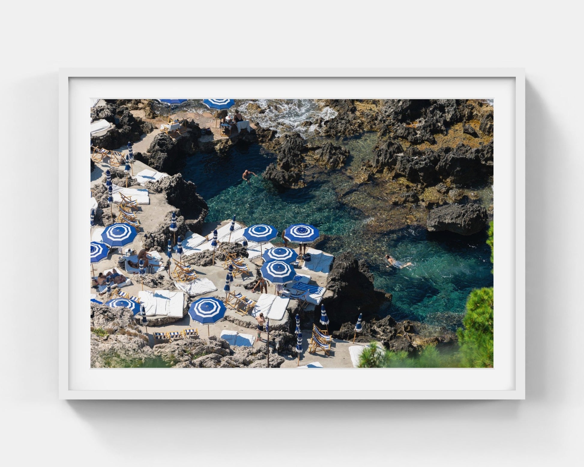 La Fontelina Mornings Large White Framed