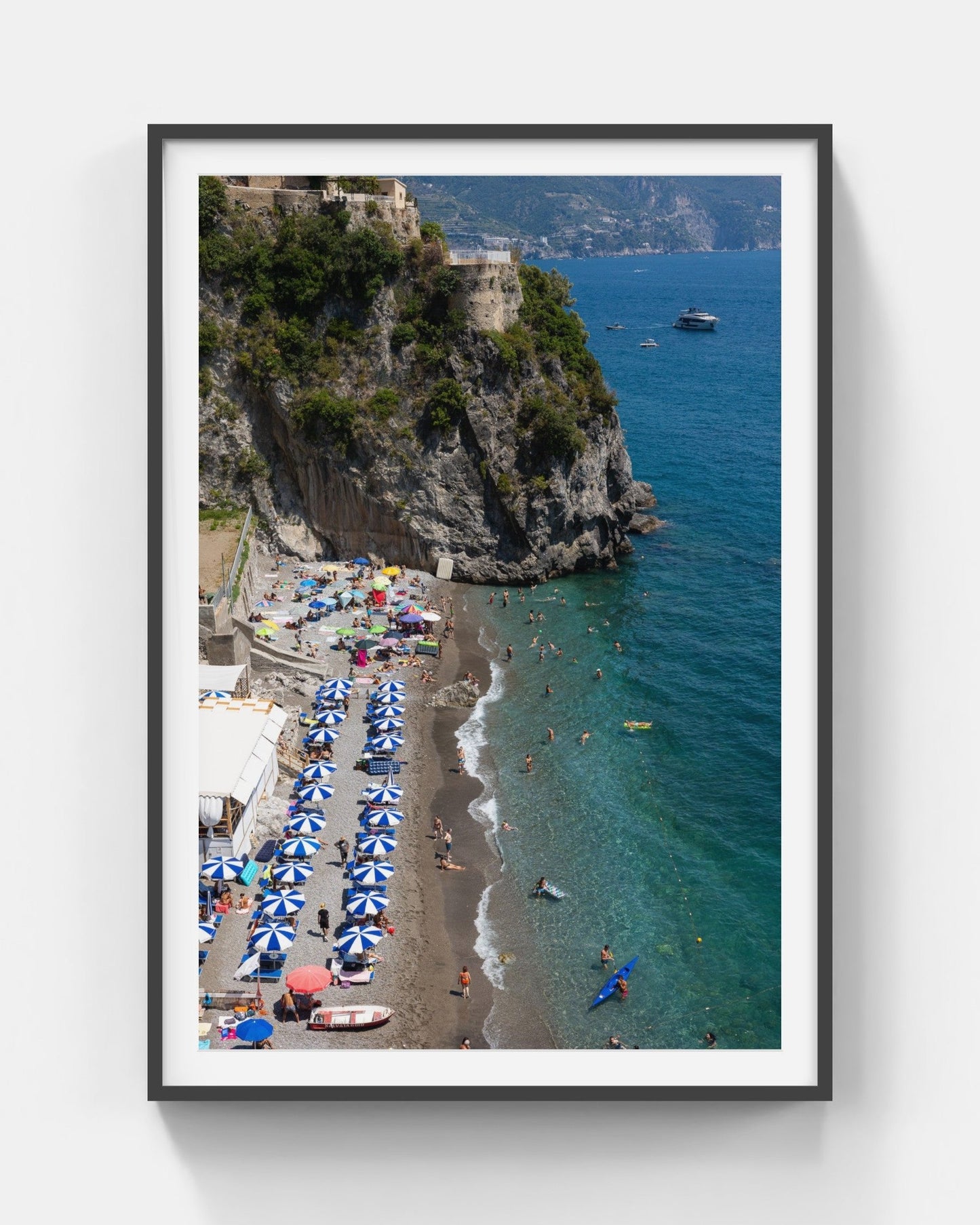 Lido Di Ravello Grande Black Framed