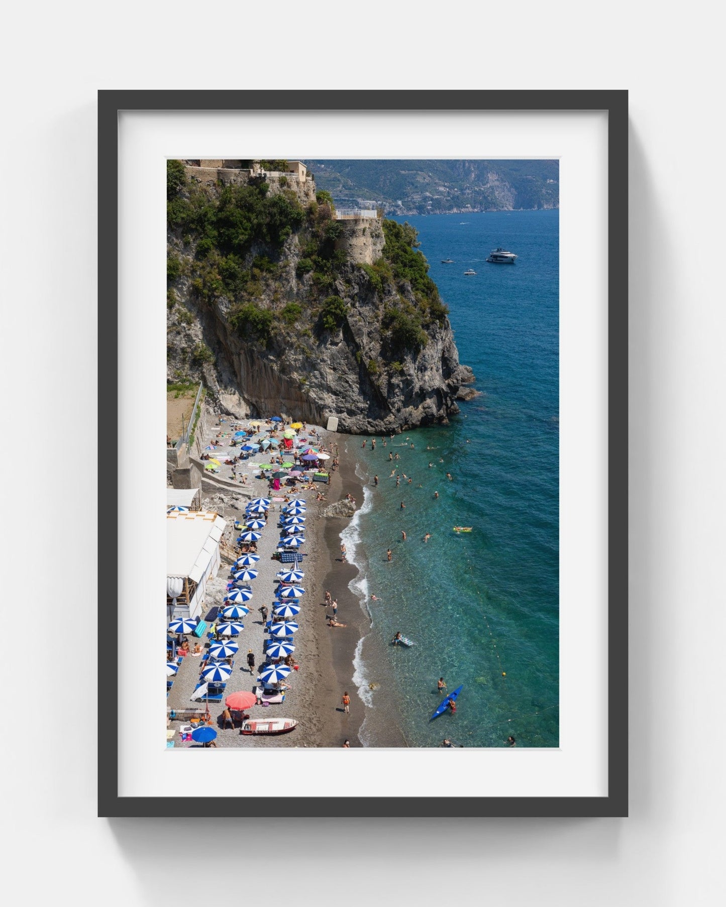 Lido Di Ravello Medium Black Framed