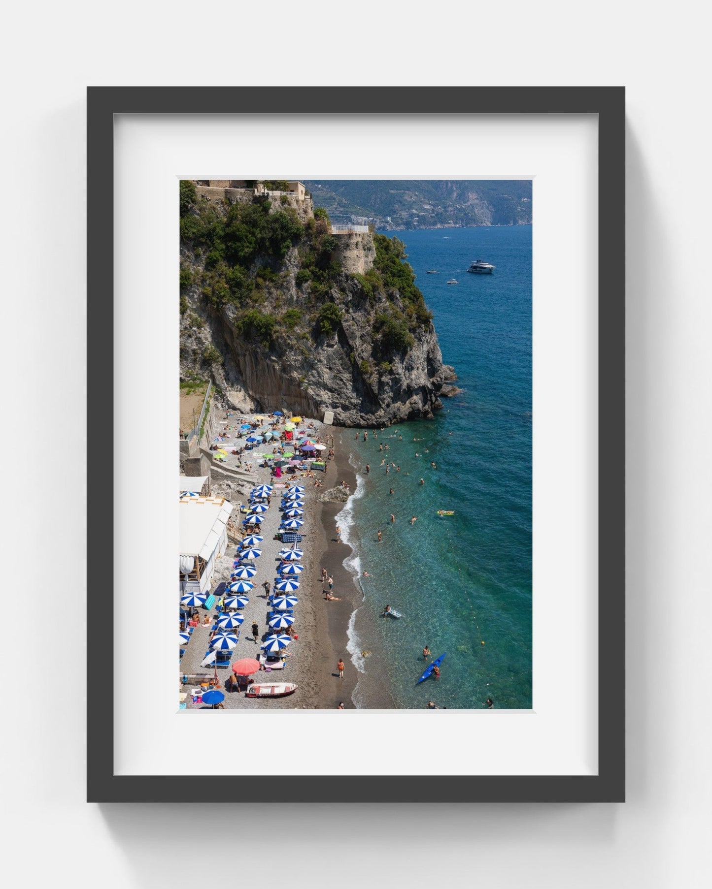 Lido Di Ravello Small Black Framed