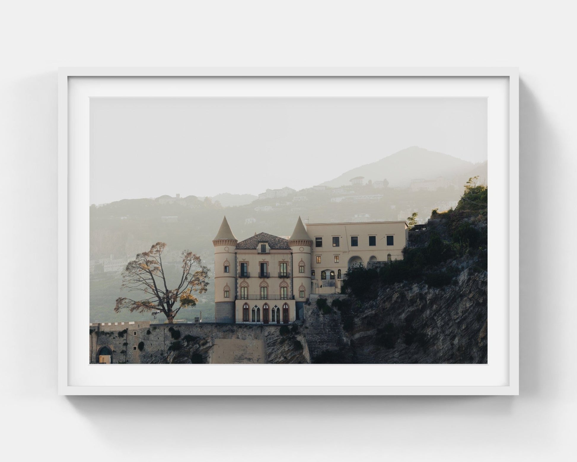 Maiori Magic II Large White Framed