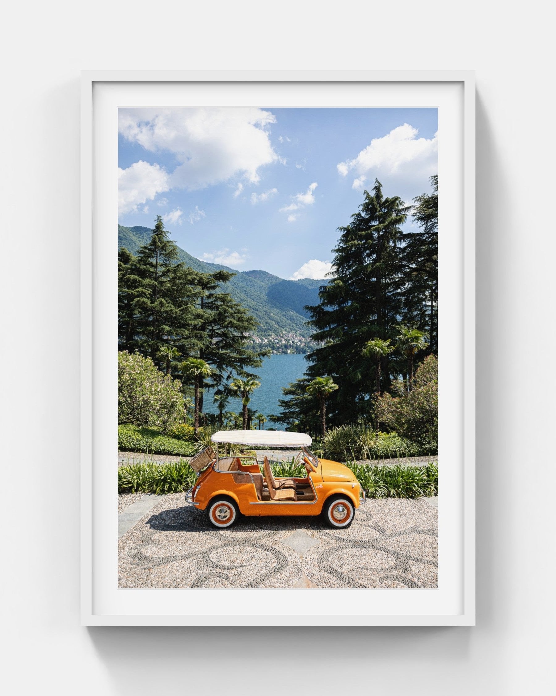 Passalacqua Runabout Large White Framed
