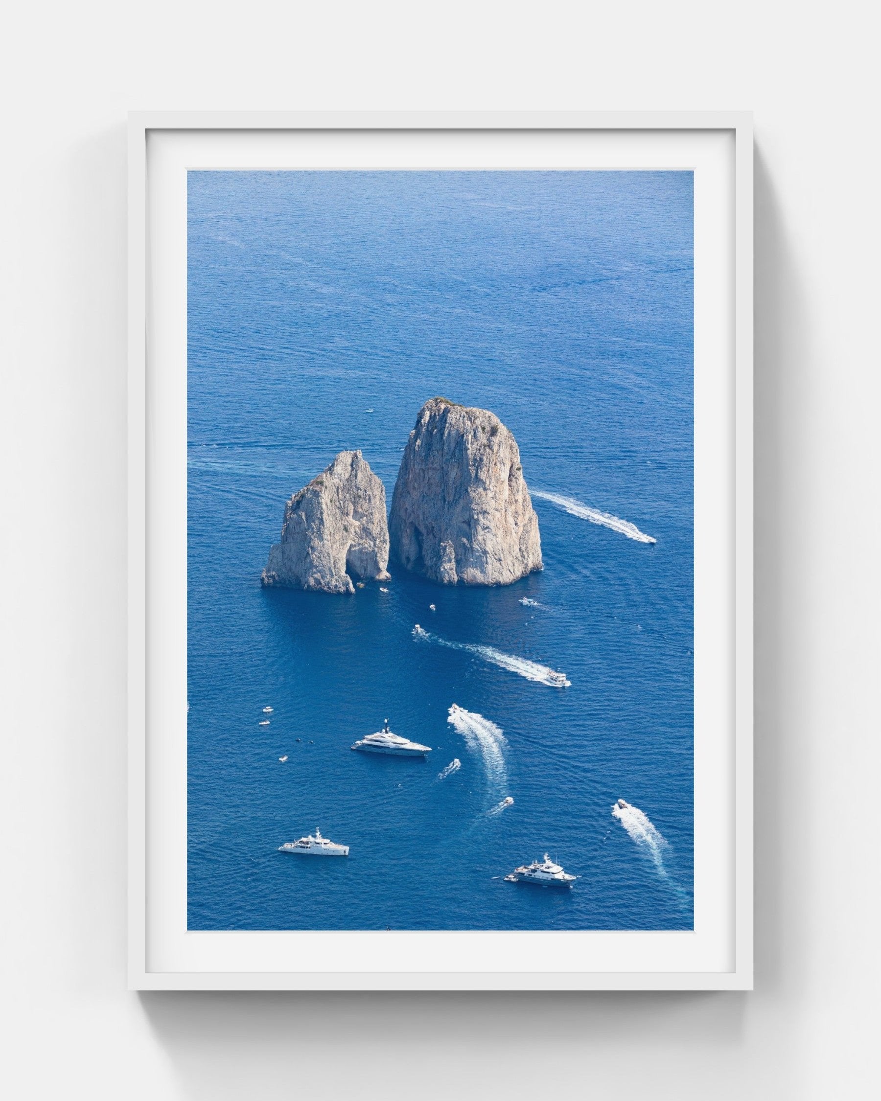 Places To Be Large White Framed