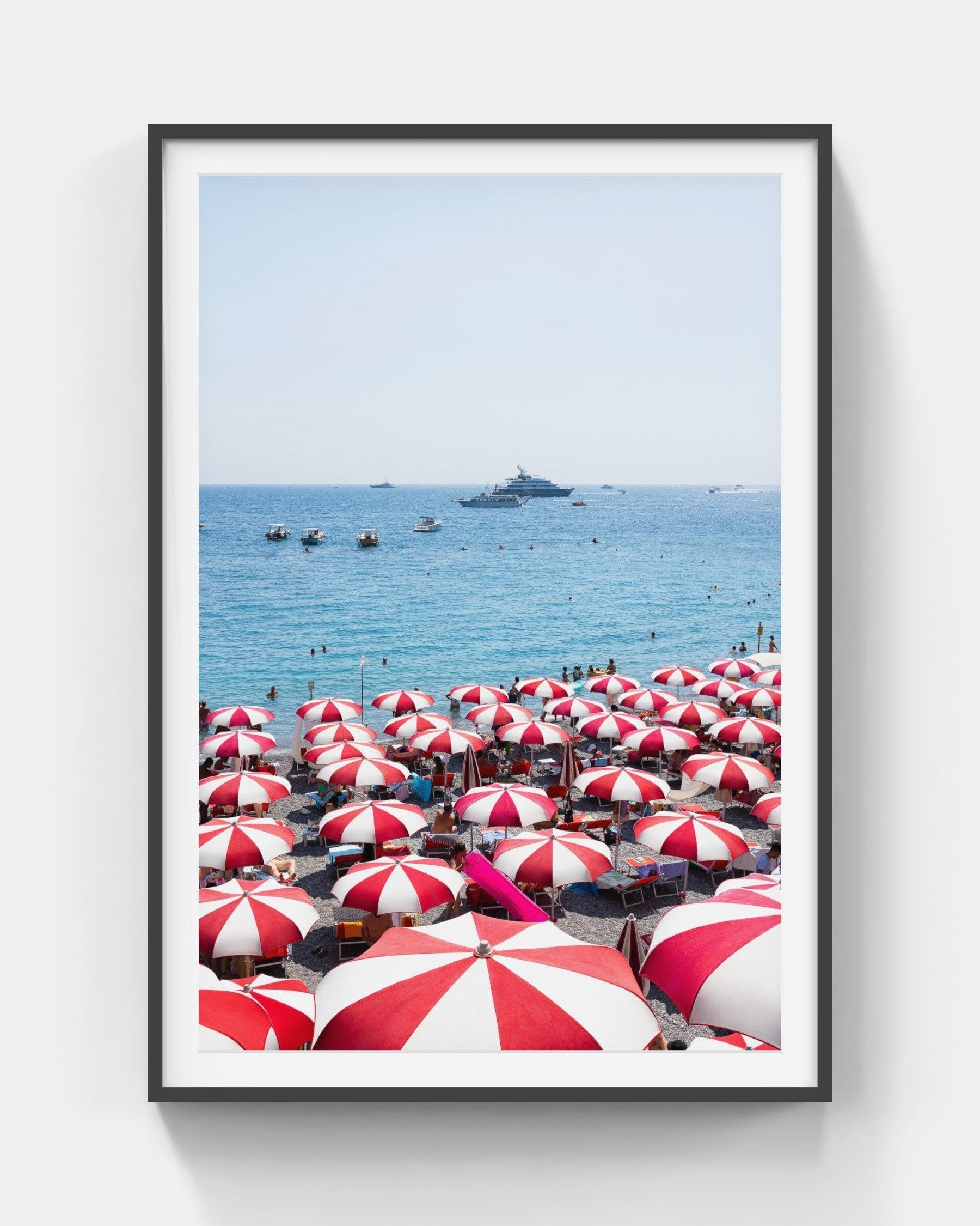Strawberries & Cream II Grande Black Framed