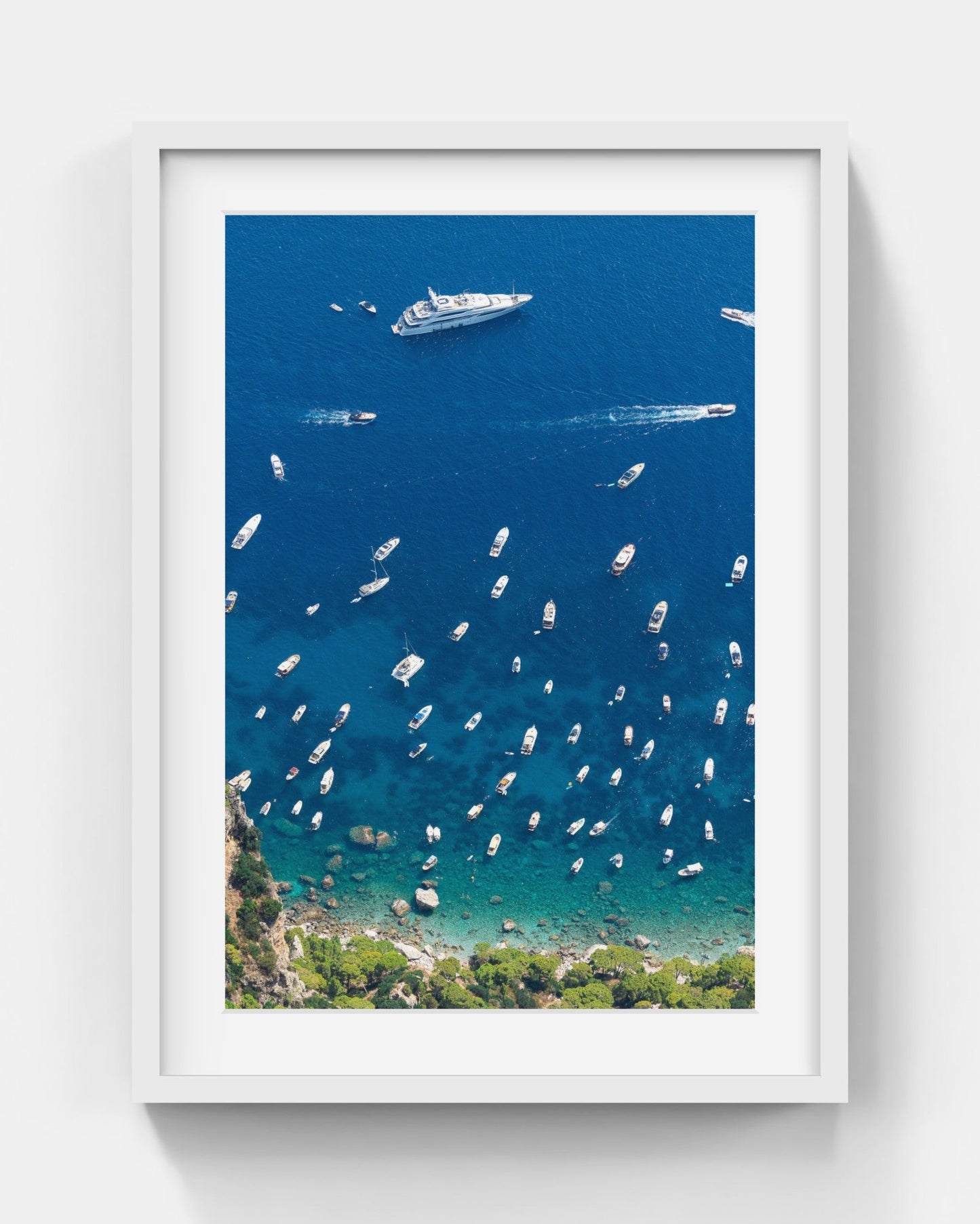 The Not So Secret Spot II Medium White Framed